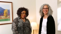Dr. Cutler with assistant Edith White